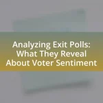 Analyzing Exit Polls: What They Reveal About Voter Sentiment