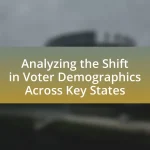 Analyzing the Shift in Voter Demographics Across Key States