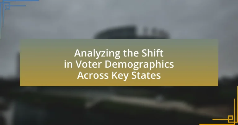 Analyzing the Shift in Voter Demographics Across Key States
