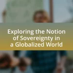 Exploring the Notion of Sovereignty in a Globalized World