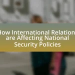 How International Relations are Affecting National Security Policies