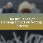 The Influence of Demographics on Voting Patterns