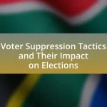 Voter Suppression Tactics and Their Impact on Elections